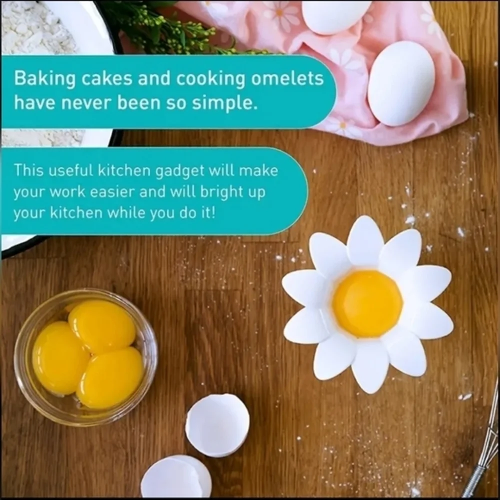 Flower Shaped Egg‎ White Separater for Cooking White